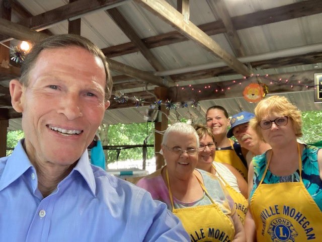 Blumenthal attended the 62nd annual Lebanon Country Fair.